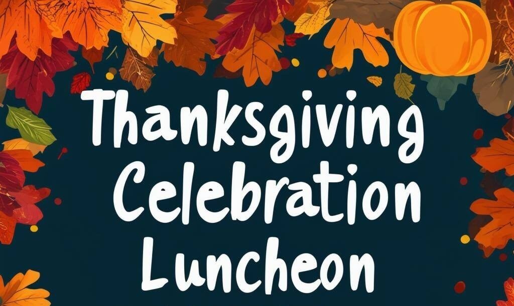 Thanksgiving Luncheon Celebration: Join Us for a Day of Gratitude and Community