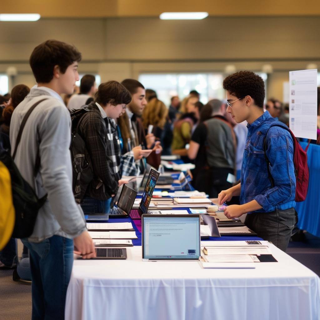 Exploring College Programs at a Districtwide College Fair